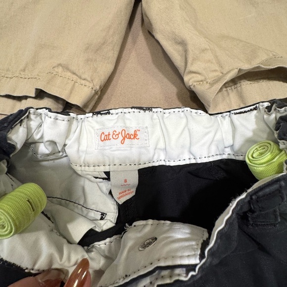 Cat & Jack Kids Shorts Set - Black and Tan - Picture 3 of 4